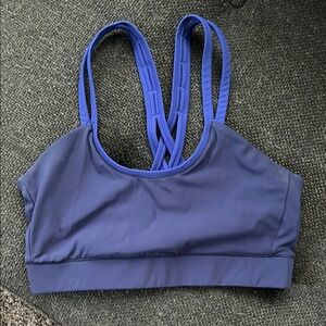 Janji Women's Pace Running Bra - Blue Small